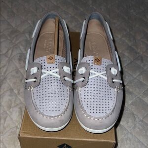 Sperry Women's Gray Boat Shoes